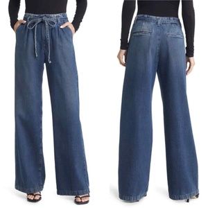 AG Jeans Belted Deven Wide Leg Jeans in  size 32 NWT